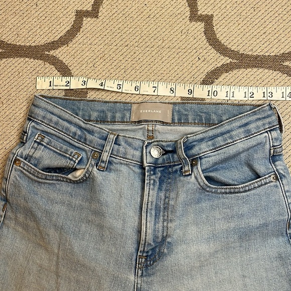 Everlane distressed knee high rise ankle jeans - Picture 7 of 16